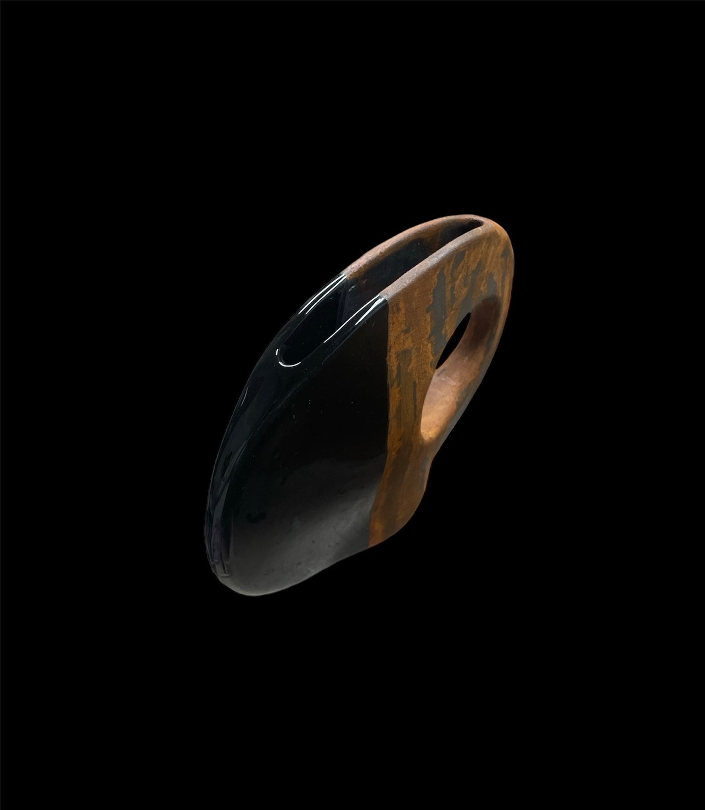 Vaso corten lucido